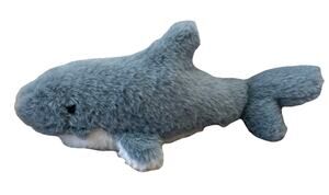 Douglas Cuddle Toys Plush Shark Grey Blue Ocean Creature Stuffed Animal 9”